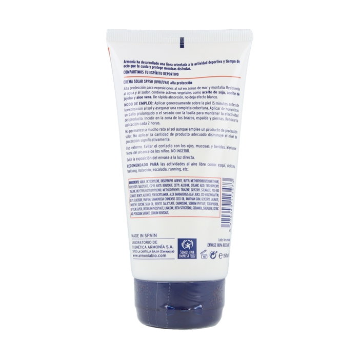 Armonia Crema Solar SPORT LINE SPF 50+ 150 ml Armonia Crema Solar SPORT LINE SPF 50+ 150 ml