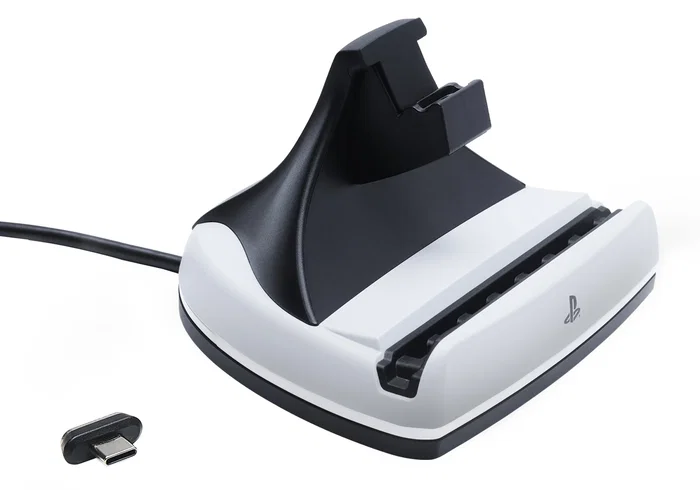 PowerA PSPW0358-01 Kit de Carga Modular para PlayStation Portal - Cable USB-C de 1,5 m - Negro y Blanco