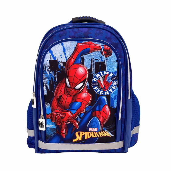 Toybags Mochila Escolar Spiderman Doble Compartimento Adaptable a Carro