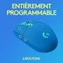 Logitech G Ratón G305 LIGHTSPEED Inalámbrico para Juegos Batería 250h Azul