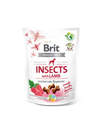 Brit Snacks para Perros Crunchy con Insectos y Cordero 1200g