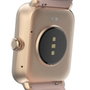 Hama 6010 Smartwatch para Mujer, Rosa y Dorado Rosa, GPS, Pulsómetro, SpO2, 1.6" TFT, Android/iOS
