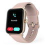 Hama 6010 Smartwatch para Mujer, Rosa y Dorado Rosa, GPS, Pulsómetro, SpO2, 1.6" TFT, Android/iOS