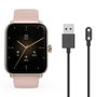 Hama 6010 Smartwatch para Mujer, Rosa y Dorado Rosa, GPS, Pulsómetro, SpO2, 1.6" TFT, Android/iOS