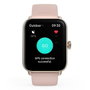 Hama 6010 Smartwatch para Mujer, Rosa y Dorado Rosa, GPS, Pulsómetro, SpO2, 1.6" TFT, Android/iOS