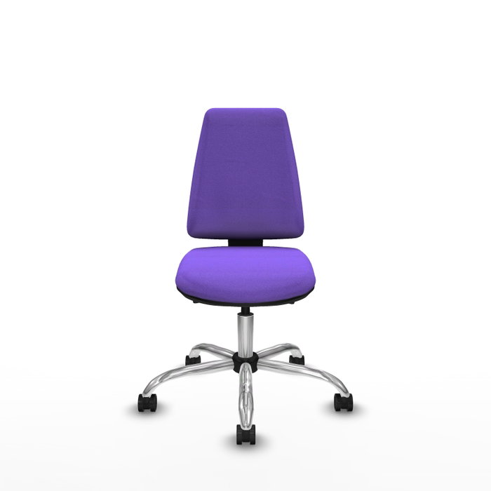 PIQUERAS Y CRESPO Silla de oficina Elche sin brazos en color Lila PIQUERAS Y CRESPO Silla de oficina Elche sin brazos en color Lila