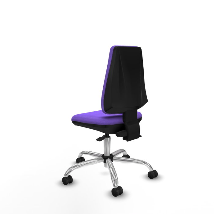 PIQUERAS Y CRESPO Silla de oficina Elche sin brazos en color Lila PIQUERAS Y CRESPO Silla de oficina Elche sin brazos en color Lila