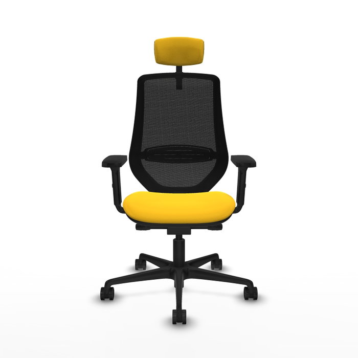 PIQUERAS Y CRESPO Silla de oficina Mardos Amarillo/Negro PIQUERAS Y CRESPO Silla de oficina Mardos Amarillo/Negro