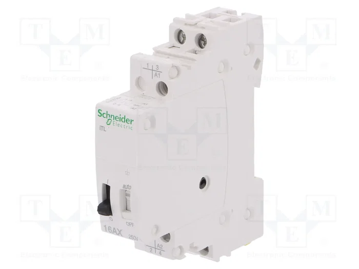 SCHNEIDER ELECTRIC Relé de instalación biestable por impulsos NA x2 16A SCHNEIDER ELECTRIC Relé de instalación biestable por impulsos NA x2 16A