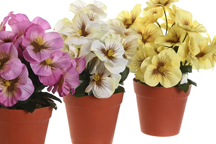 DKD Home Decor Planta de Poliéster Flor Mariposa Surtida 15x15x20 cm DKD Home Decor Planta de Poliéster Flor Mariposa Surtida 15x15x20 cm