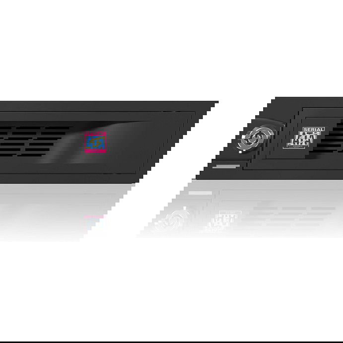 ICY BOX IB-168SK-B Adaptador Wechselrahmen para 3.5" SATA HDD a 5.25" Schacht con Bloqueo, Color Negro, Hot-Swap