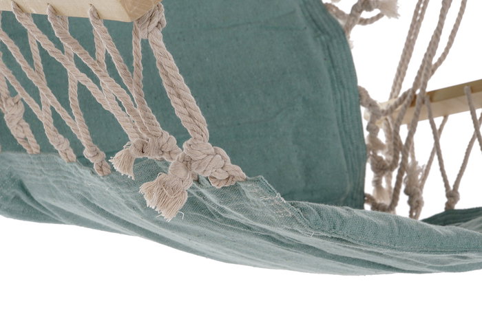 DKD Home Decor Sillón Terraza y Jardín Turquesa Blanco 54 x 100 x 97 cm