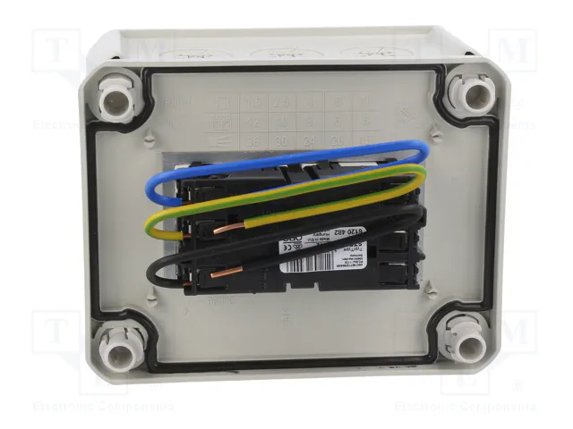 OBO BETTERMANN Caja de conexiones T 100 gris claro OBO BETTERMANN Caja de conexiones T 100 gris claro