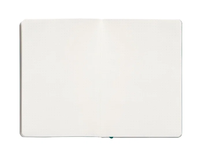 Antartik Cuaderno A5 Tapa Blanda, Hojas Puntos, 80 Hojas, Verde Aguamarina, 80 gr, FSC