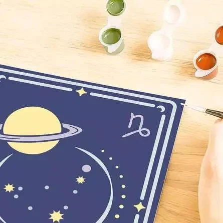 Ravensburger CreArt Kit para Pintar con Números Capricornio Serie Trend D