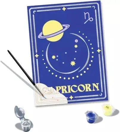 Ravensburger CreArt Kit para Pintar con Números Capricornio Serie Trend D