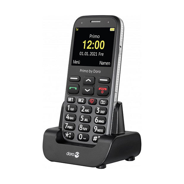 Doro 368 Primo Teléfono para Personas Mayores Grafito