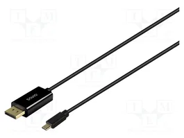 SAVIO Cable USB-C a DisplayPort 1.2 de 2m