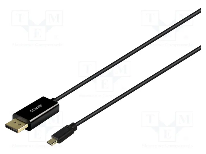SAVIO Cable USB-C a DisplayPort 1.2 de 2m SAVIO Cable USB-C a DisplayPort 1.2 de 2m