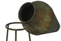 DKD Home Decor Ánfora de Metal Envejecido Verde Musgo