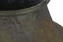 DKD Home Decor Ánfora de Metal Envejecido Verde Musgo