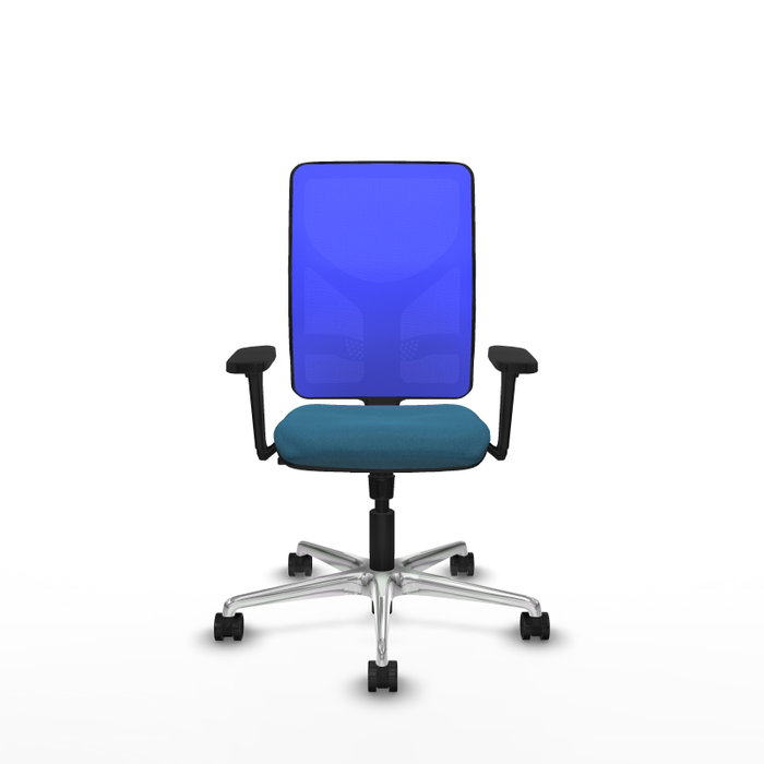PIQUERAS Y CRESPO Silla de oficina Motilla con mecanismo Sincro, Verde petróleo y Azul PIQUERAS Y CRESPO Silla de oficina Motilla con mecanismo Sincro, Verde petróleo y Azul