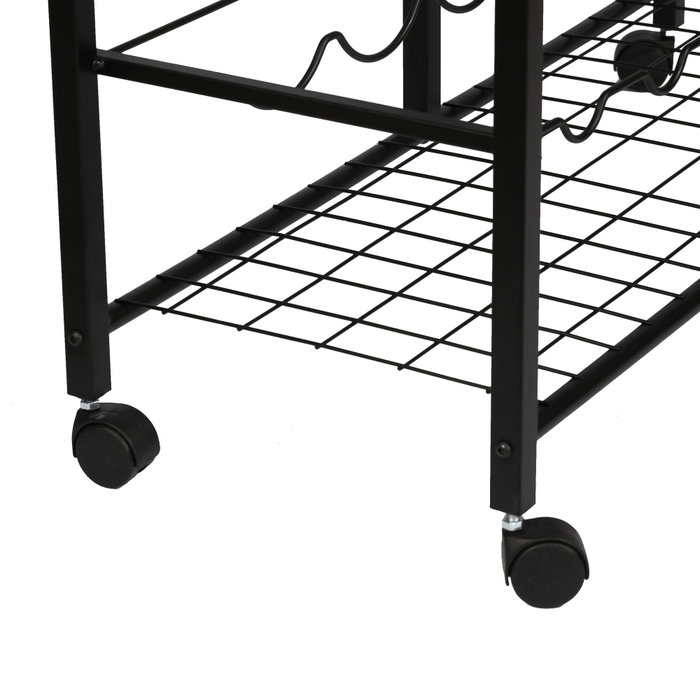 Hanah Home Mesa de Bar Pino Atlántico y Negro 32x90x86 cm Tablero de Partículas Recubierto de Melamina y Metal