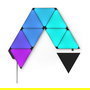 Nanoleaf NL47-0102TW-9PK Shapes Triangles Ultra Black Starter Kit, 9 Paneles Inteligentes, Wi-Fi, Compatible con Alexa, Google Assistant, HomeKit