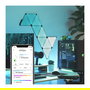 Nanoleaf NL47-0102TW-9PK Shapes Triangles Ultra Black Starter Kit, 9 Paneles Inteligentes, Wi-Fi, Compatible con Alexa, Google Assistant, HomeKit