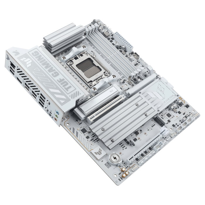 ASUS TUF GAMING X870-PRO WIFI7 W NEO Placa Base ATX, AMD X870, AM5, DDR5 hasta 256GB 9600MHz, Wi-Fi 7, Bluetooth 5.4