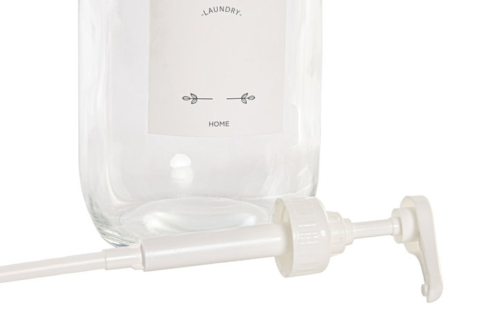 DKD Home Decor Dosificador de Cristal y ABS 2L Transparente