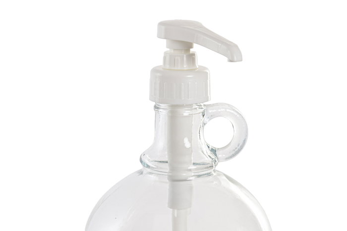 DKD Home Decor Dosificador de Cristal y ABS 2L Transparente
