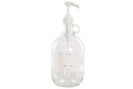 DKD Home Decor Dosificador de Cristal y ABS 2L Transparente