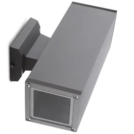Aplique de Pared IP65 E27 Ø90Mm Negro Grace para Exterior, Balcones, Terrazas y Fachadas