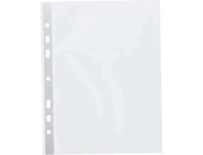 Q-connect Funda multitaladro DIN A5 100 mc cristal 6 taladros, 10 unidades Q-connect Funda multitaladro DIN A5 100 mc cristal 6 taladros, 10 unidades