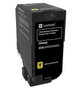 Lexmark 74C2SY0 Tóner Amarillo XL