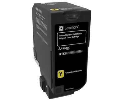 Lexmark 74C2SY0 Tóner Amarillo XL