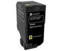 Lexmark 74C2SY0 Tóner Amarillo XL