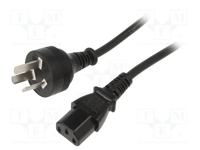 SUNNY Cable de alimentación H05VV-F 3x0,75mm2 IEC C13 hembra a IRAM 2073 SUNNY Cable de alimentación H05VV-F 3x0,75mm2 IEC C13 hembra a IRAM 2073