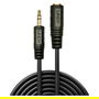 LINDY Cable de Audio Estéreo 3.5mm Macho a 3.5mm Hembra 3m Negro 28 AWG - 35653