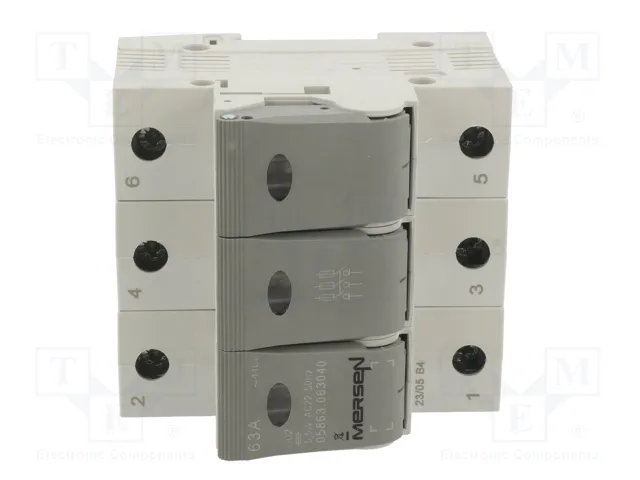 MERSEN Interruptor de fusible D02 de 63A y 440V