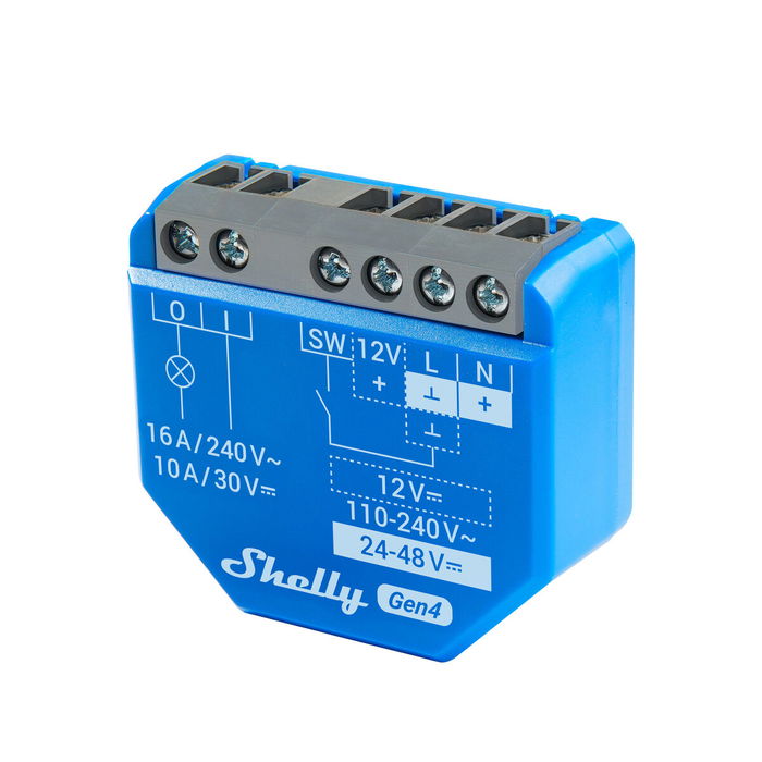 Shelly Módulo switch 1 Gen 4 Wi-Fi BT
