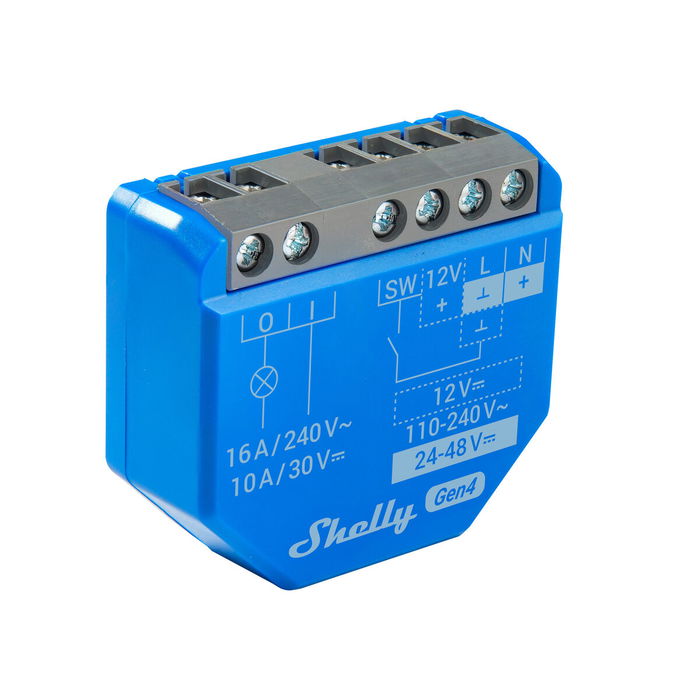 Shelly Módulo switch 1 Gen 4 Wi-Fi BT