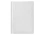 Q-connect Carpeta Dossier Fastener Plástico DIN A4 Blanco PVC Transparente