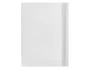 Q-connect Carpeta Dossier Fastener Plástico DIN A4 Blanco PVC Transparente
