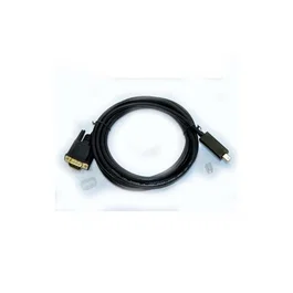 Generico Cable Mini DisplayPort a VGA de 5 metros 1080p Negro
