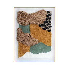 DKD Home Decor Cuadro Abstracto Enmarcado Multicolor 60x3,5x80 cm