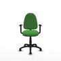 PIQUERAS Y CRESPO Silla de oficina Aýna Verde con Brazos 1D