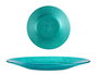Vivalto Plato Vidrio 21 cm Turquesa (Set de 24)