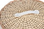 DKD Home Decor Set de 3 Cestas de Ropa de Mimbre y Poliéster Natural